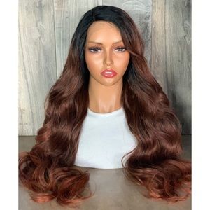 Ombre Brown Bodywave Lace Front Wig